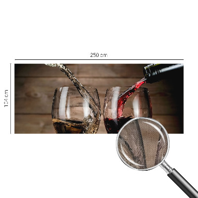 Vintage tapete Gläser Wein