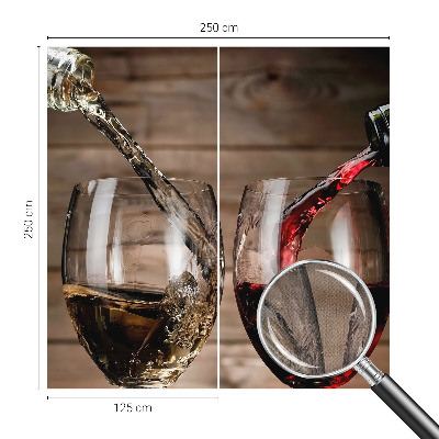 Vintage tapete Gläser Wein