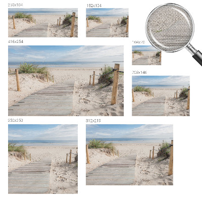 8D-Fototapete fürs Schlafzimmer Holzsteg