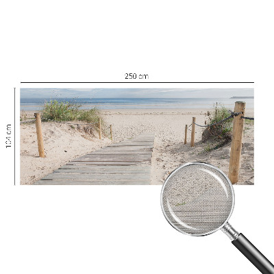 8D-Fototapete fürs Schlafzimmer Holzsteg