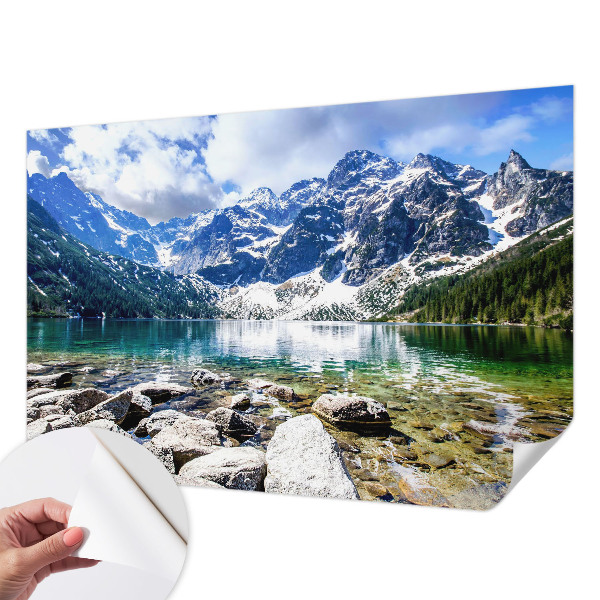 Moderne Fototapete nach Maß Berglandschaft