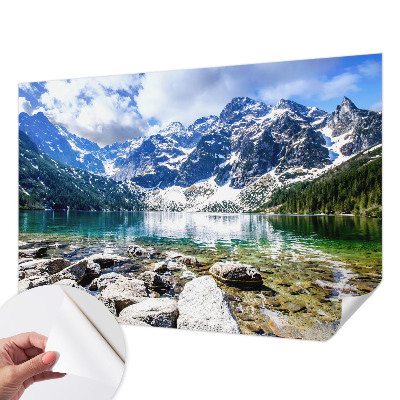 Moderne Fototapete nach Maß mit Motiv einer Berglandschaft