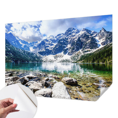 Moderne Fototapete nach Maß mit Motiv einer Berglandschaft