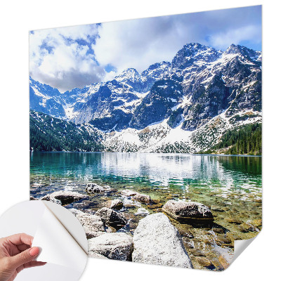 Moderne Fototapete nach Maß mit Motiv einer Berglandschaft