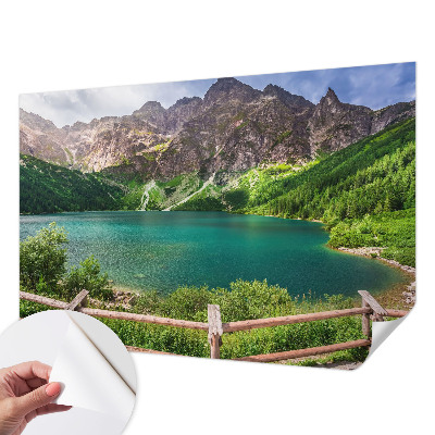 Moderne Fototapete nach Maß mit einer Berglandschaft