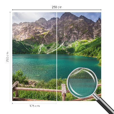Moderne Fototapete nach Maß mit einer Berglandschaft