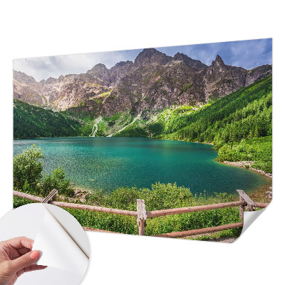 Moderne Fototapete nach Maß mit einer Berglandschaft