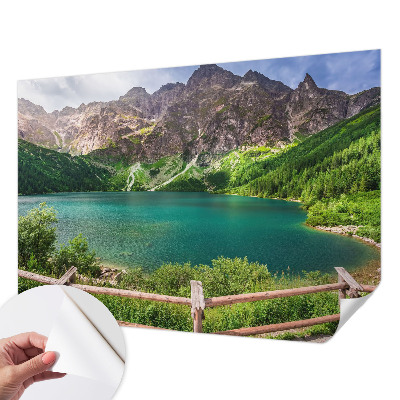 Moderne Fototapete nach Maß mit einer Berglandschaft