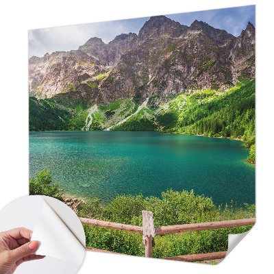 Moderne Fototapete nach Maß mit einer Berglandschaft