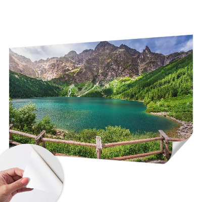 Moderne Fototapete nach Maß mit einer Berglandschaft