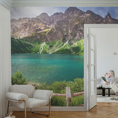 Moderne Fototapete nach Maß mit einer Berglandschaft
