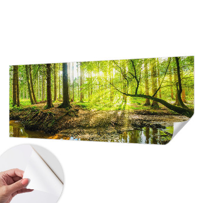 Hochwertige Bildtapete mit grünem Landschaftsmotiv