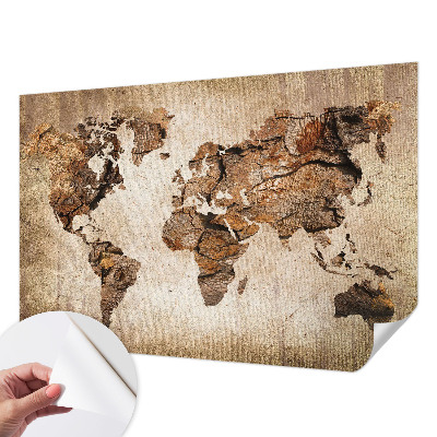 Selbstklebende Fototapete mit Holzmaserung