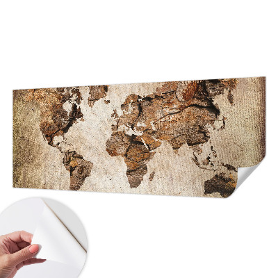 Selbstklebende Fototapete mit Holzmaserung