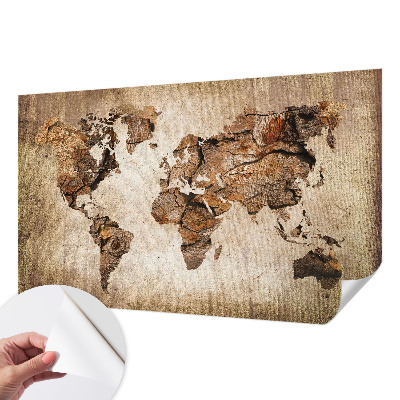 Selbstklebende Fototapete mit Holzmaserung