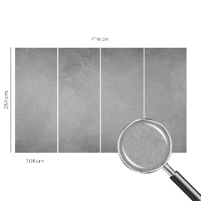 Selbstklebende Fototapete fürs Schlafzimmer in elegantem Grau