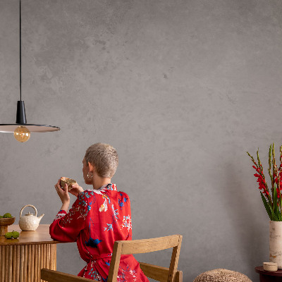 Selbstklebende Fototapete fürs Schlafzimmer in elegantem Grau