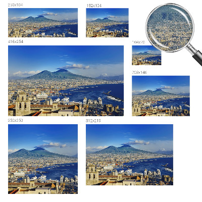 Selbstklebende Fototapete fürs Kinderzimmer Küstenpanorama