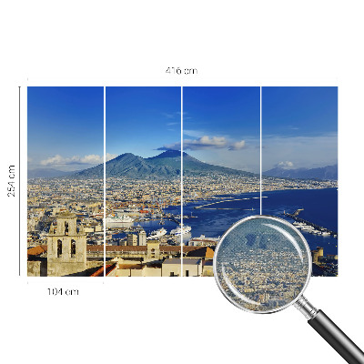 Selbstklebende Fototapete fürs Kinderzimmer Küstenpanorama