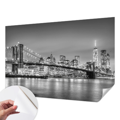 9D-Fototapete mit dem Motiv der Metropolis-Brücke