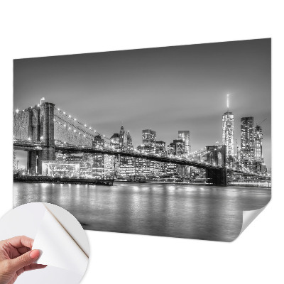 9D-Fototapete mit dem Motiv der Metropolis-Brücke