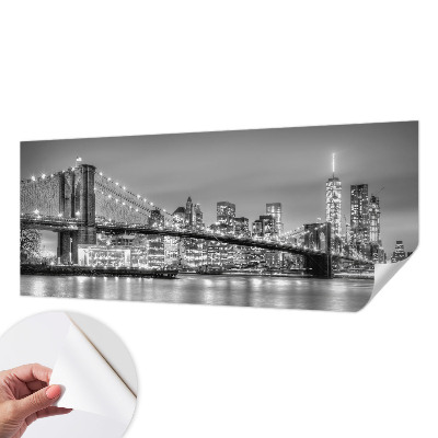 9D-Fototapete mit dem Motiv der Metropolis-Brücke