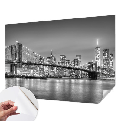 9D-Fototapete mit dem Motiv der Metropolis-Brücke