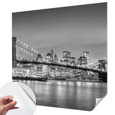 9D-Fototapete mit dem Motiv der Metropolis-Brücke