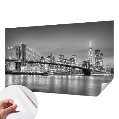 9D-Fototapete mit dem Motiv der Metropolis-Brücke