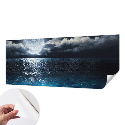 Fototapete in 3D-Optik mit Motiv ‚Nachtmeer‘
