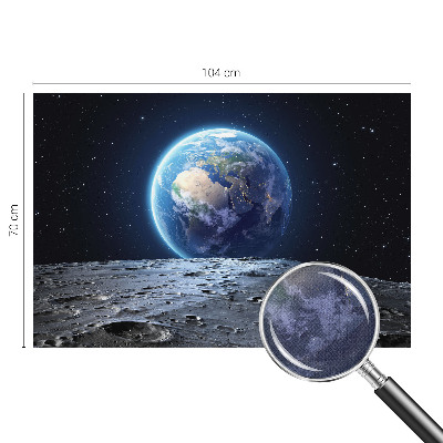 9D-Fototapete fürs Wohnzimmer Kosmisches Panorama