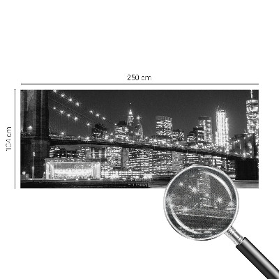 9D-Fototapete fürs Schlafzimmer Nachtpanorama