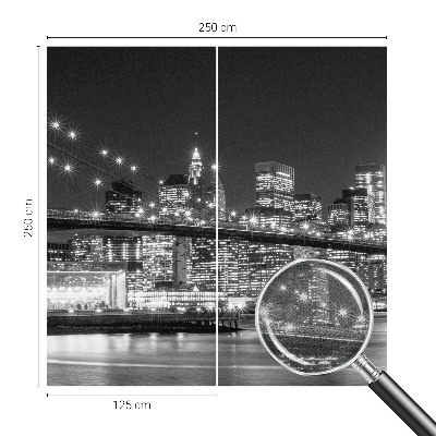 9D-Fototapete fürs Schlafzimmer Nachtpanorama