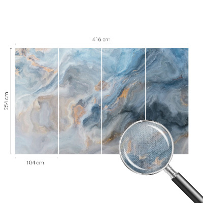 Motivtapete fürs Wohnzimmer Farbenfrohe Abstraktionen