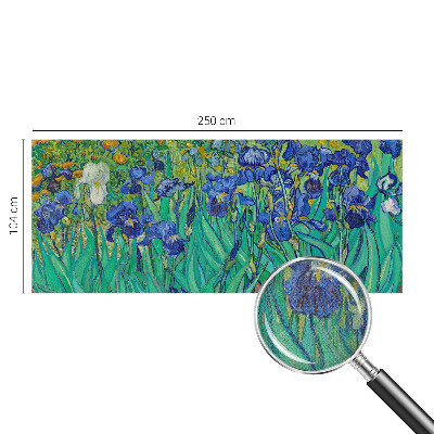 Vintage tapete Gartenblumen