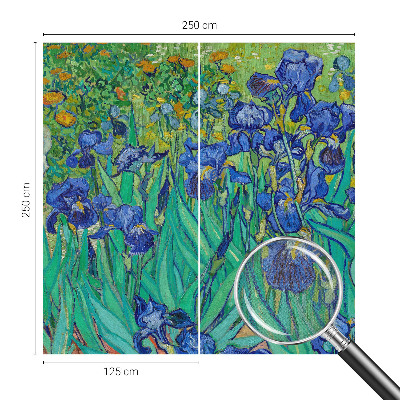 Vintage tapete Gartenblumen