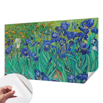 Vintage tapete Gartenblumen