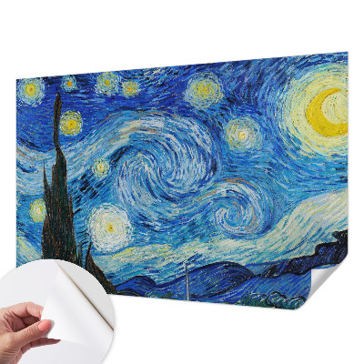 Selbstklebende Fototapete für die Wand mit Motiv eines Nachthimmels