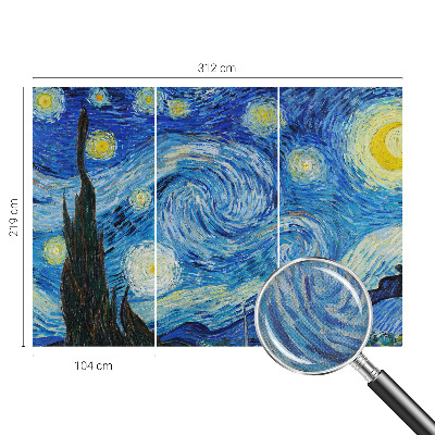 Selbstklebende Fototapete für die Wand mit Motiv eines Nachthimmels