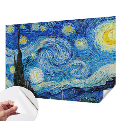 Selbstklebende Fototapete für die Wand mit Motiv eines Nachthimmels