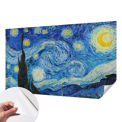 Selbstklebende Fototapete für die Wand mit Motiv eines Nachthimmels