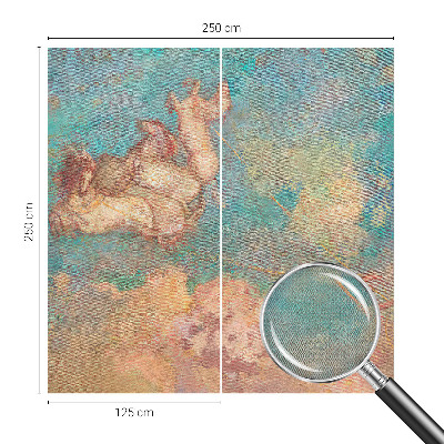 Selbstklebende Fototapete fürs Wohnzimmer mit Motiv himmlischer Pegasi