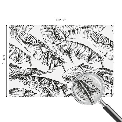 Selbstklebende Fototapete fürs Kinderzimmer Bananenblätter