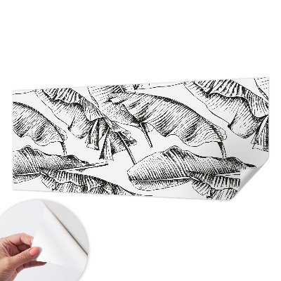 Selbstklebende Fototapete fürs Kinderzimmer Bananenblätter