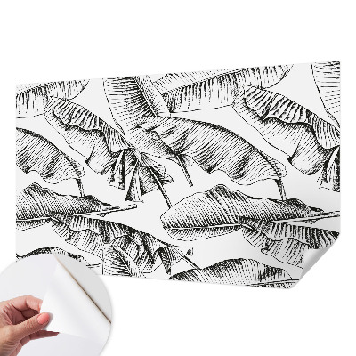 Selbstklebende Fototapete fürs Kinderzimmer Bananenblätter