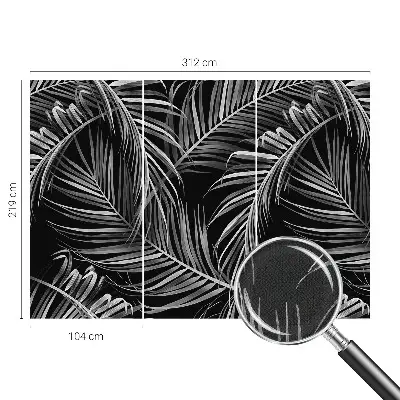 10D-Fototapete mit exotischem Muster