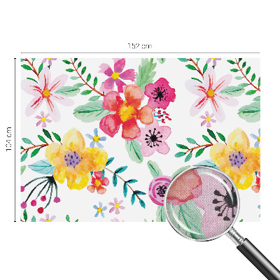 Motivtapete fürs Wohnzimmer Blumige Frische