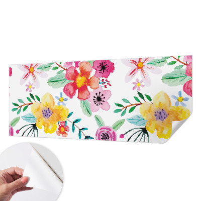 Motivtapete fürs Wohnzimmer Blumige Frische