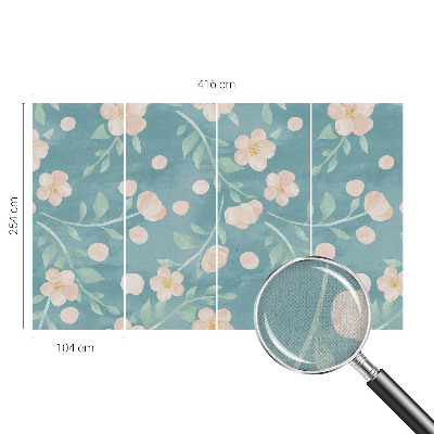 Hochwertige Bildtapete Florale Eleganz