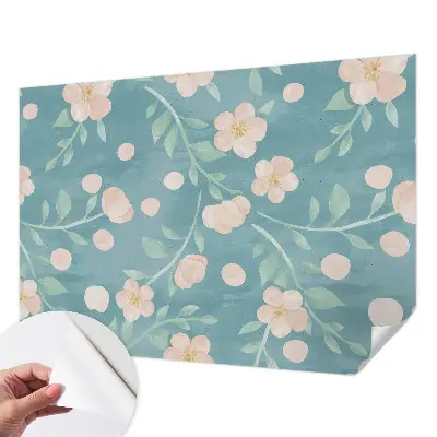 Hochwertige Bildtapete mit floralem Motiv